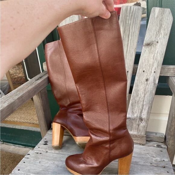 Stella McCartney Knee High Boot Heels in brown EU35.5 - Picture 12 of 13